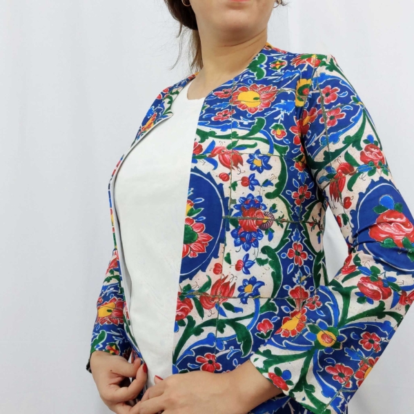 Persian Women’s Dress With Persian Tile Design