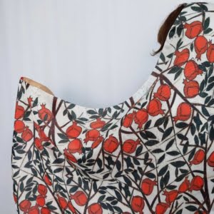 Pomegranate design scarf