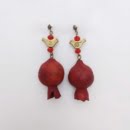 Pomegranate Necklace and Earrings Set