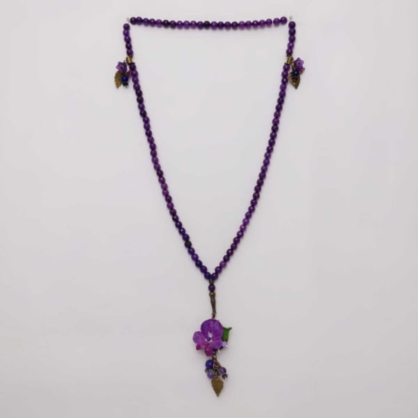 Purple Stone Necklace