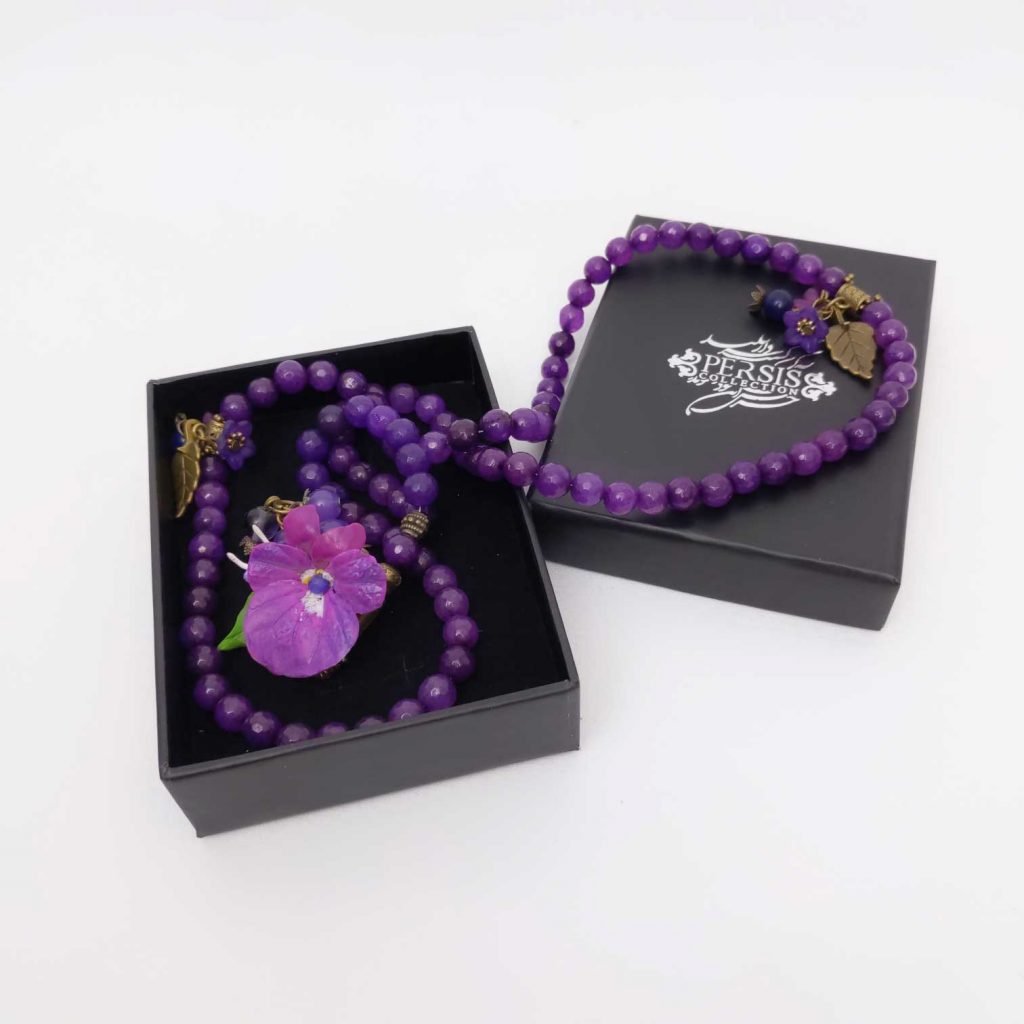 Purple Stone Necklace
