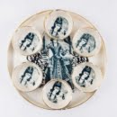 QAJAR GIRL HAFT SEEN SET WITH TRAY
