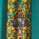 Qajar Tile Design Curtain