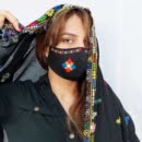 Red Baluchi Mask (Face-Mask)