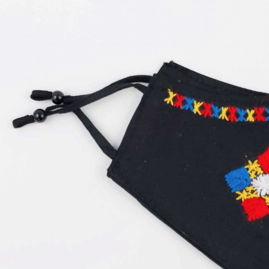 Red Baluchi Mask (Face-Mask)