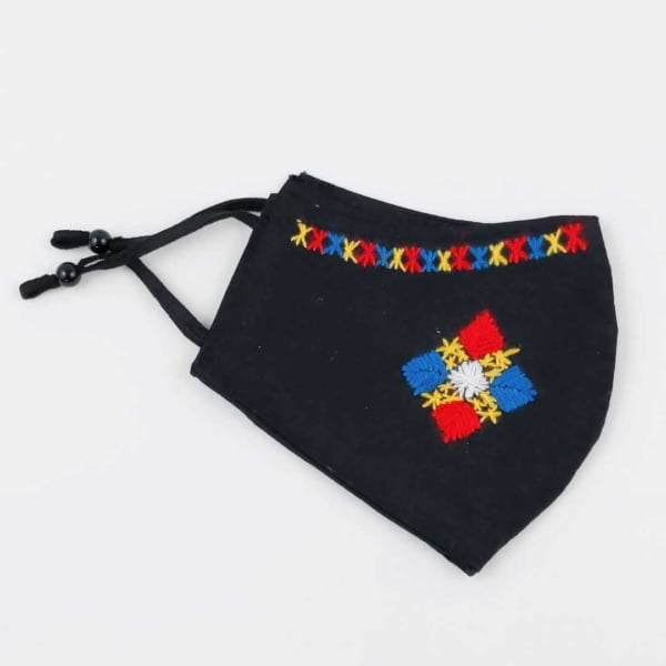 Red Baluchi Mask (Face Mask)