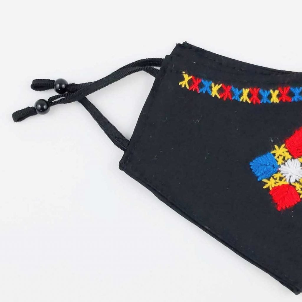 Red Baluchi Mask (Face-Mask)