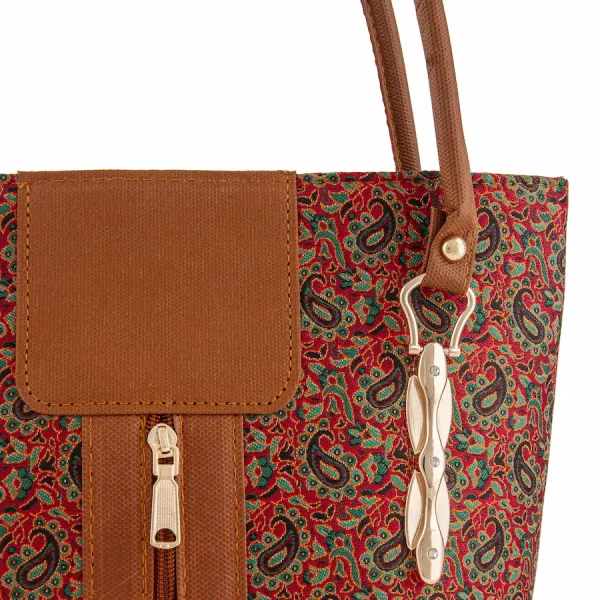 Red Persian Termeh Shoulder Bag