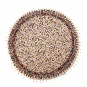 Round Ghalamkar Tablecloth