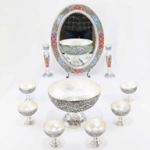 SILVER GHALAMZANI HAFT SIN SET