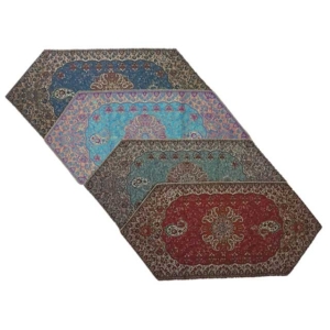 SMALL ELEGANT BLUE TERMEH TABLE RUNNER