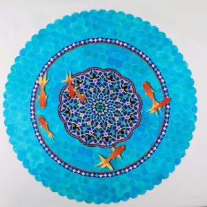 SMALL POND ROUND TABLECLOTH