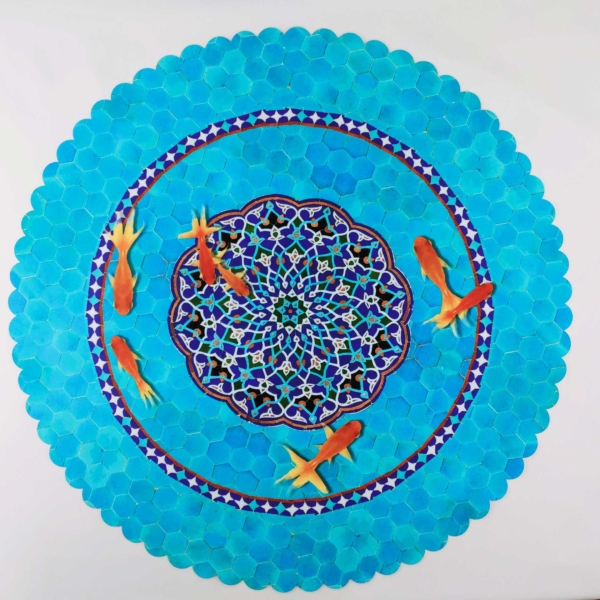 Small Pond Round Tablecloth 60cm