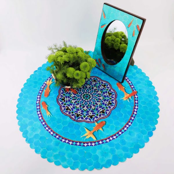 Small Pond Round Tablecloth 60cm