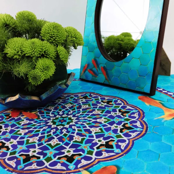 Small Pond Round Tablecloth 60cm