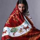 Scarf with Chovgan design
