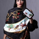 Scarf with Chovgan design