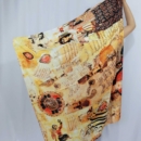 Scarf with Qajar design and calligraphy