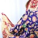 Silk Scarf with Tile Pattern