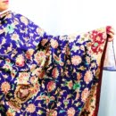 Silk Scarf with Tile Pattern