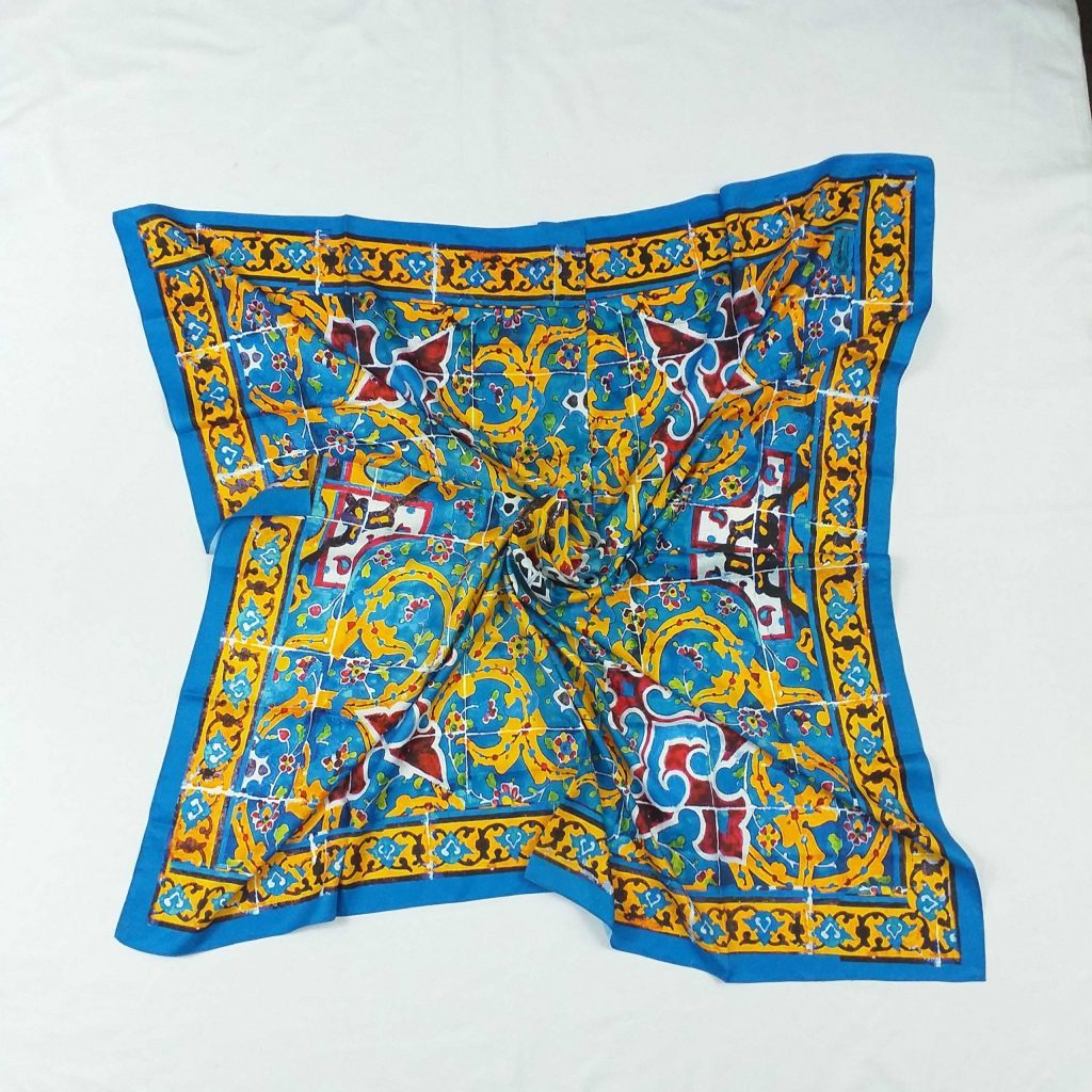 Scarf with Mosque Tile Design