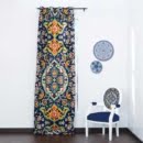 Seven Color Tile Design Curtains