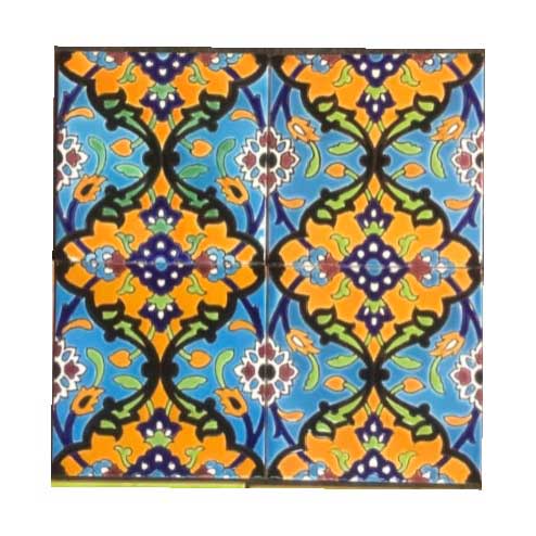 Seven Color Tiles of Qajar Design