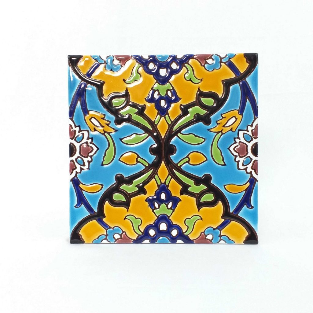 Seven Color Tiles of Qajar Design