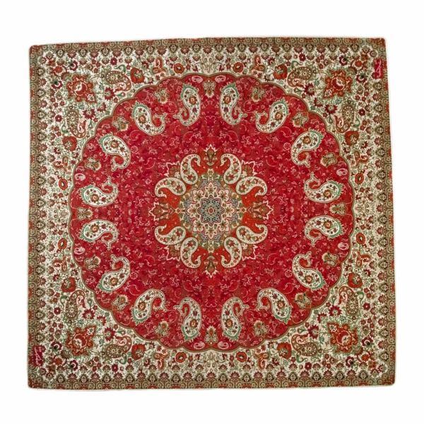 Square Elegant Red Termeh Tablecloth