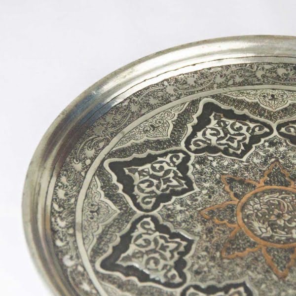 Sun Flower Ghalam Zani Plate 25cm