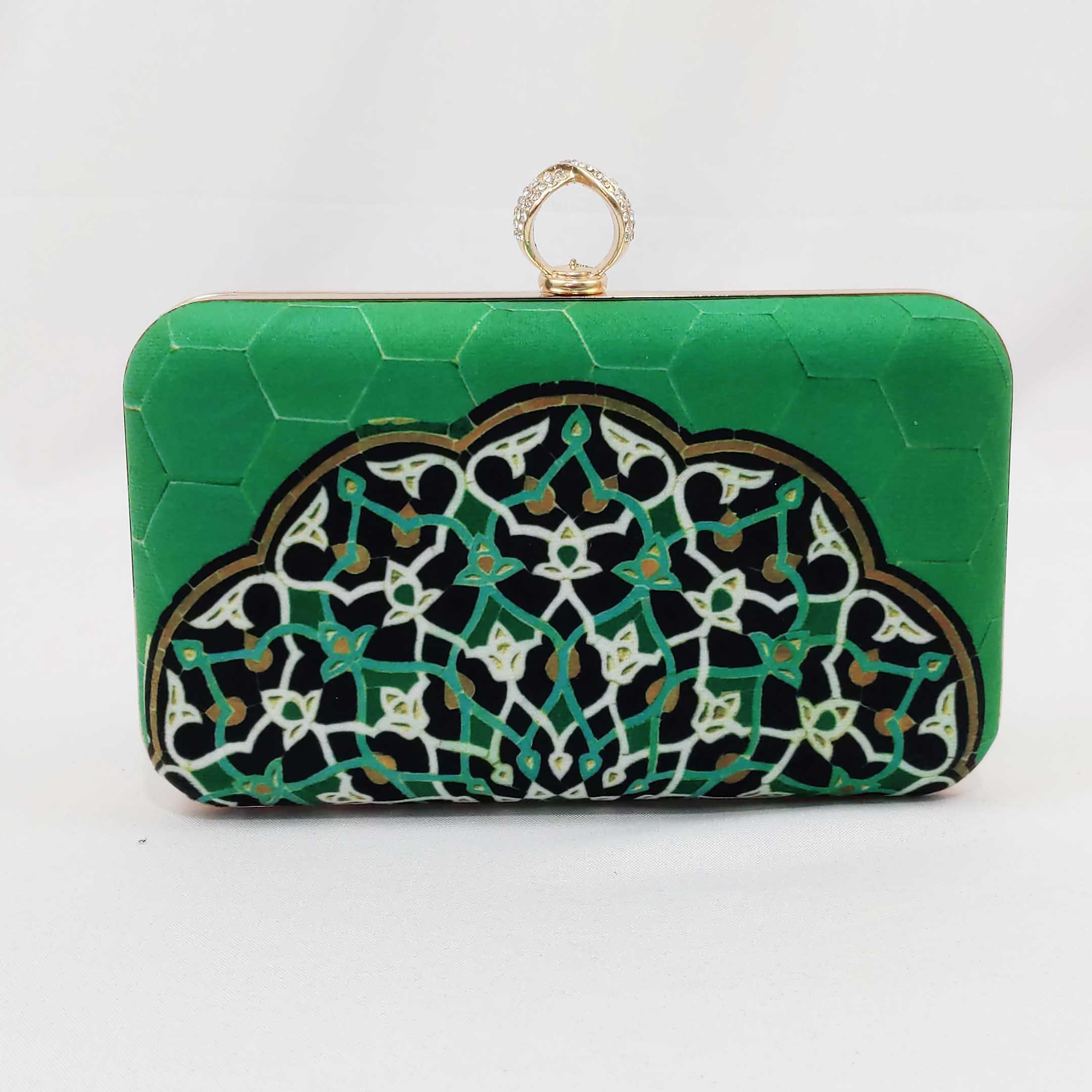 emerald green clutch