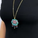 TILE MOSQUE PATTERN NECKLACE