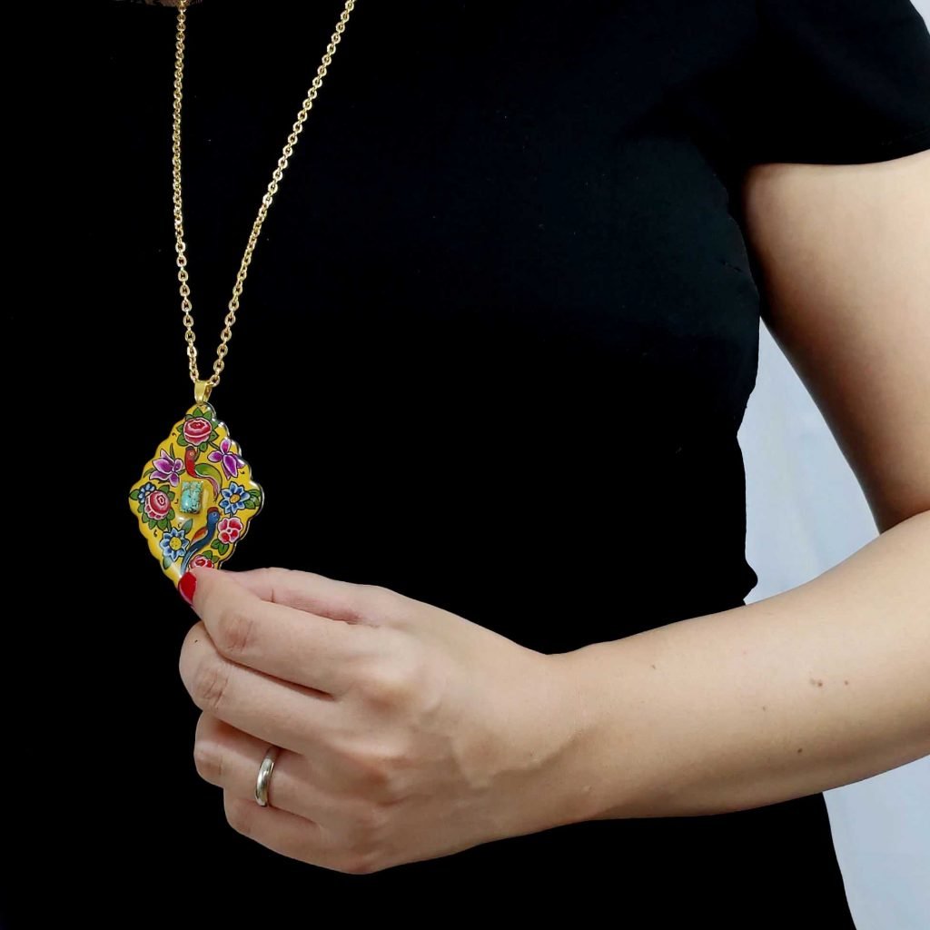 TILE SHIRAZ PATTERN NECKLACE