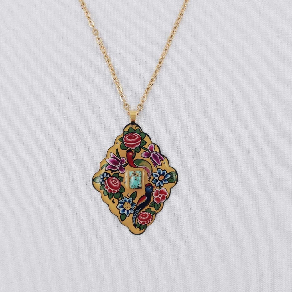 TILE SHIRAZ PATTERN NECKLACE