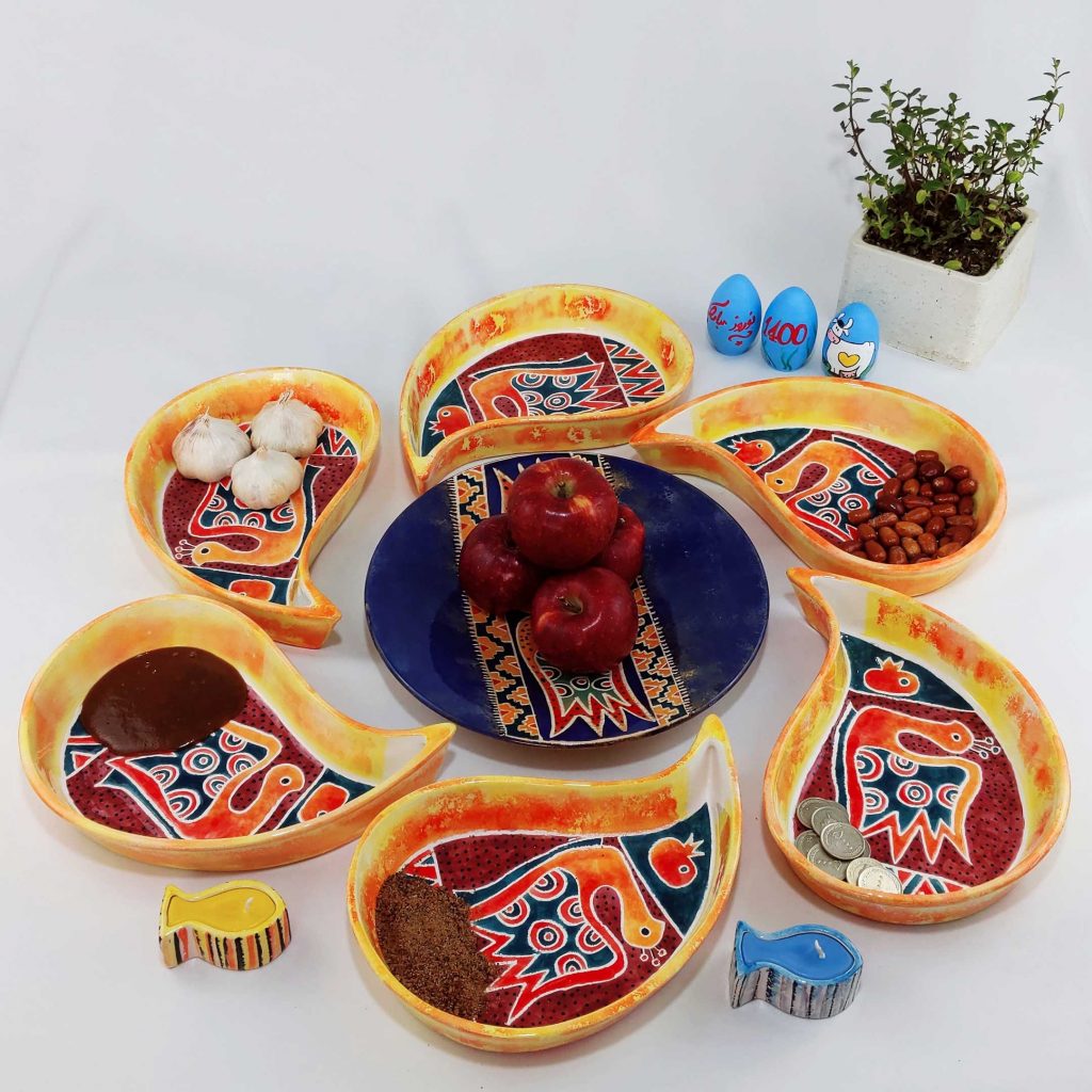 TORANJ HAFT SEEN SET(ORANGE)