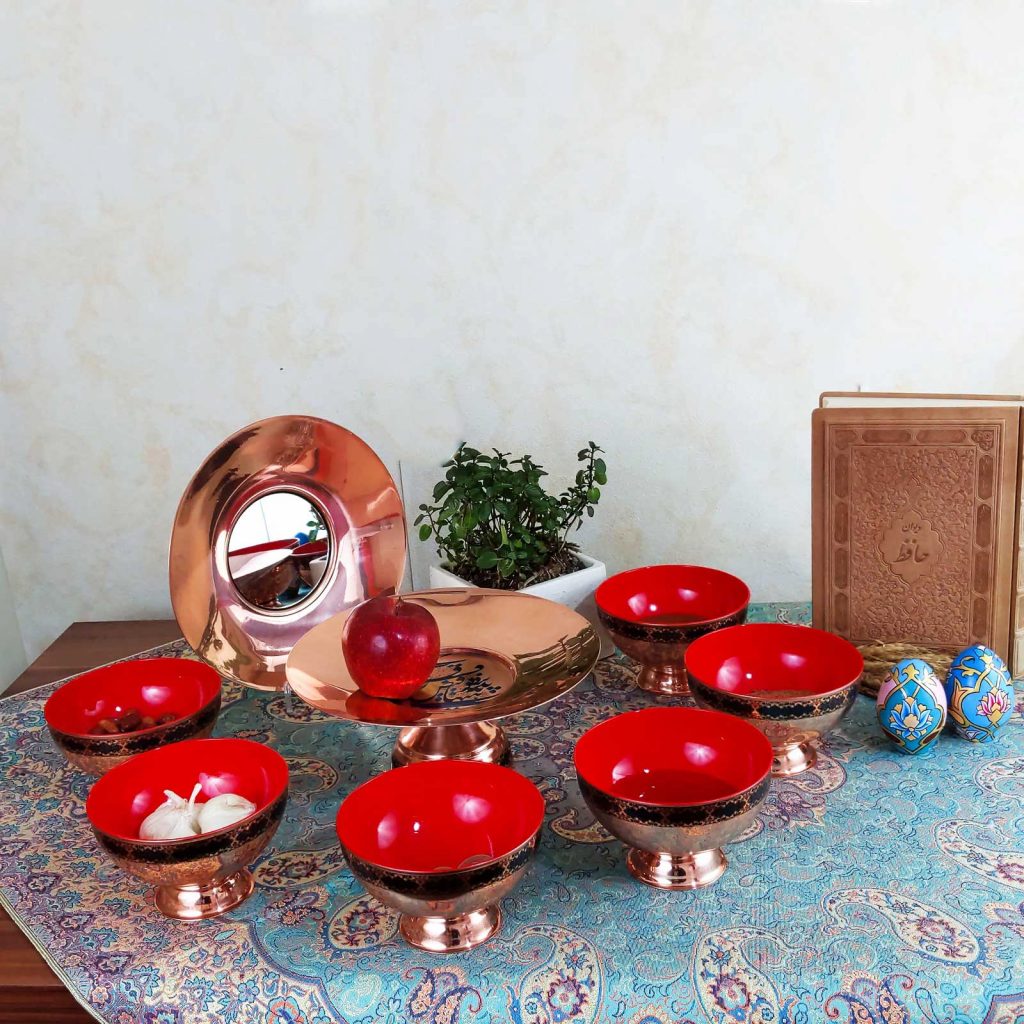 TURQUOISE TAZHIB HAFT SEEN SET