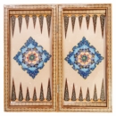 Tazhib Art Khatam Backgammon and Chess Set