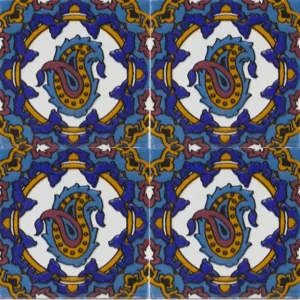 Paisley Clay Tile (k110)