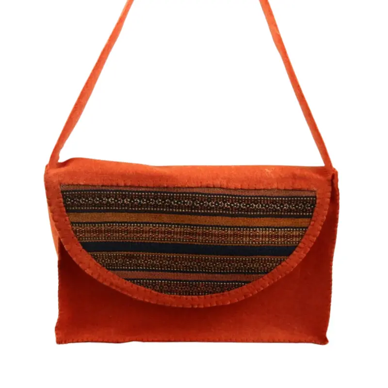 Felt and Rug Quilted Bag