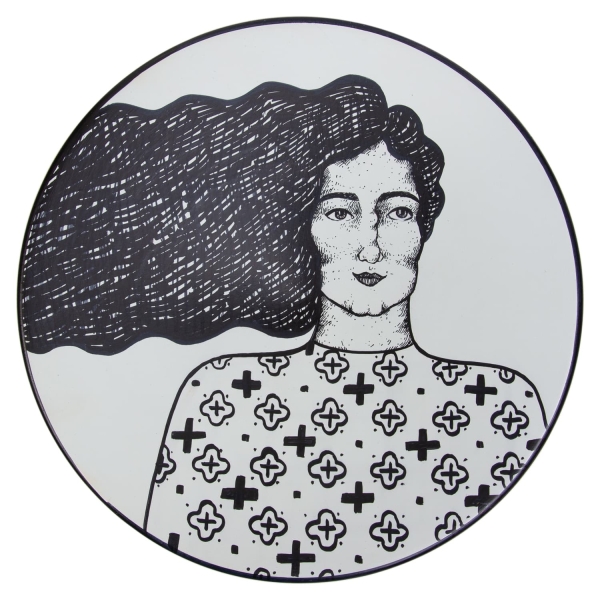 Vision, 30cm Hand Painted Decorative Plate