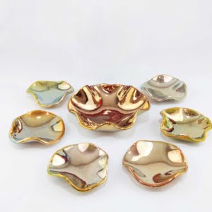 WAVY PLATE SET