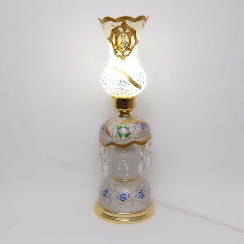 WHITE PERSIAN LALEH LAMPS