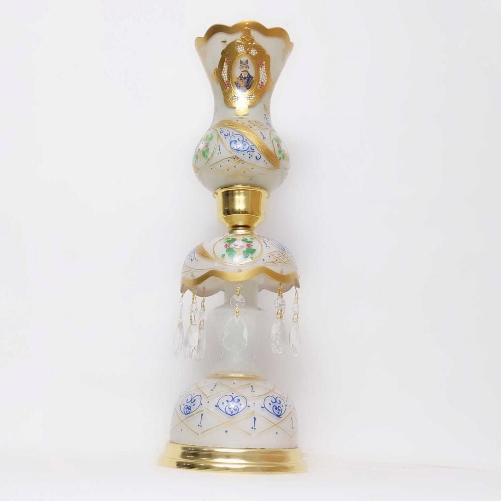WHITE PERSIAN LALEH LAMPS