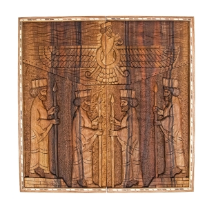 Walnut Farvahar Backgammon