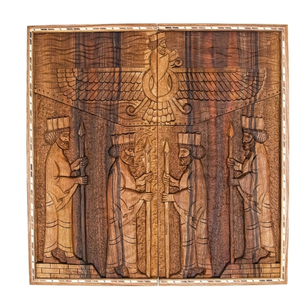 Walnut Farvahar Backgammon