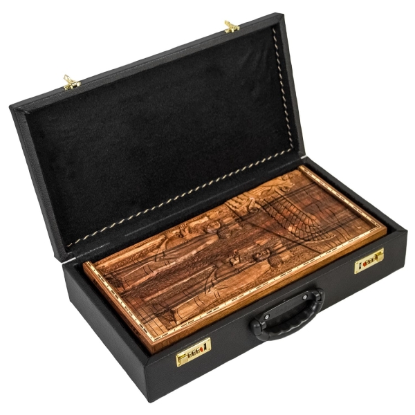 Walnut Farvahar Backgammon