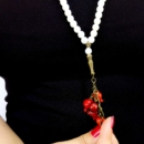 White Agate Stone Necklace