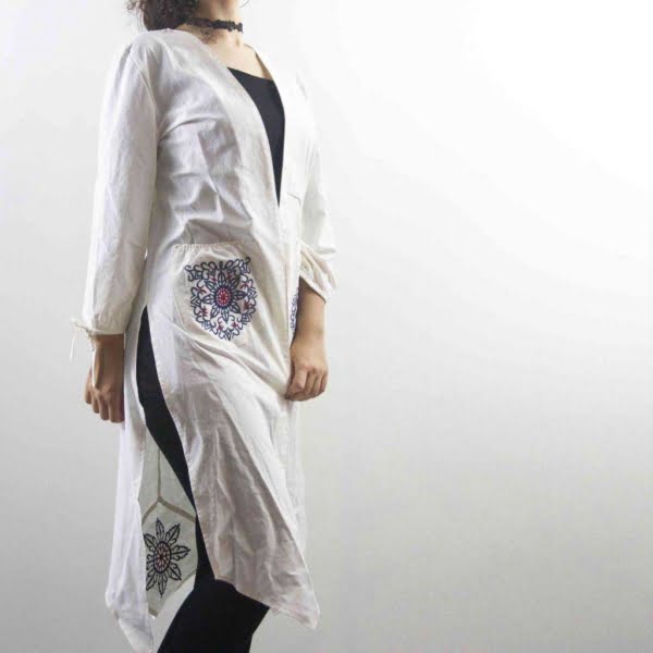 Women's dress with Eslimi floral design
