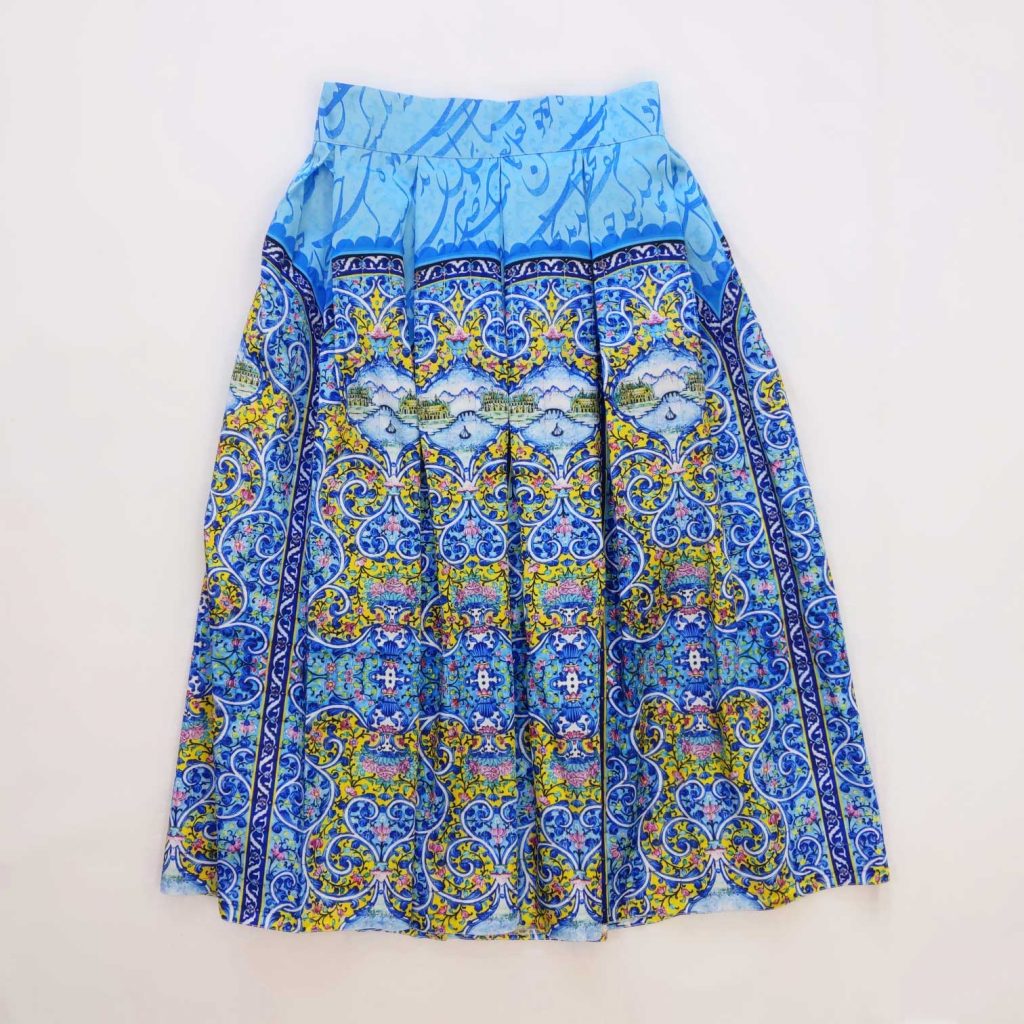 Women's skirt with Qajar tile designs