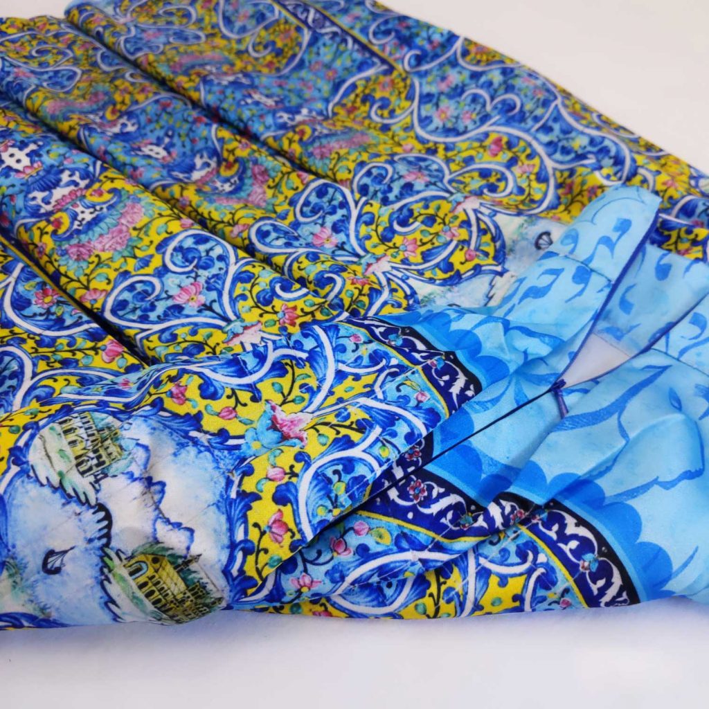 Women's skirt with Qajar tile designs